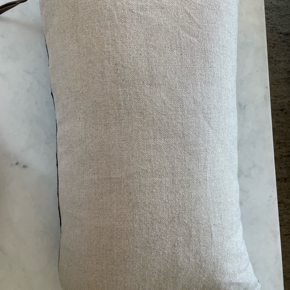 FINAL PRICE: Restoration Hardware African Mudcloth Lumbar Toss Pillow - Picture 3 of 6